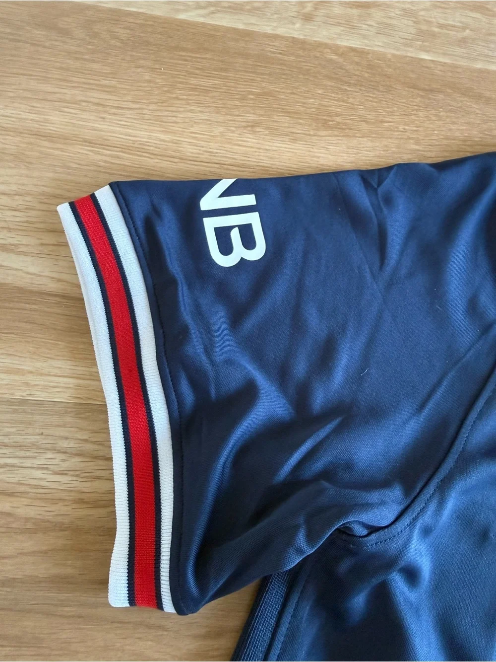 Jordan Navy PSG Men's Soccer Jersey with Leo Messi signature valuable